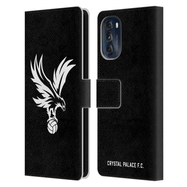 Crystal Palace FC Crest Eagle Grey Leather Book Wallet Case Cover For Motorola Moto G (2022)