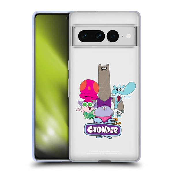Chowder: Animated Series Graphics Character Art Soft Gel Case for Google Pixel 7 Pro