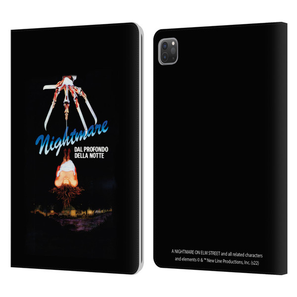 A Nightmare On Elm Street (1984) Graphics Nightmare Leather Book Wallet Case Cover For Apple iPad Pro 11 2020 / 2021 / 2022