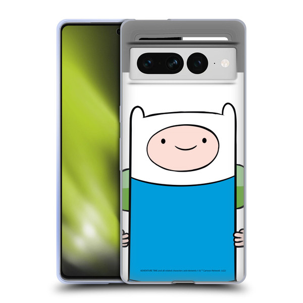 Adventure Time Graphics Finn The Human Soft Gel Case for Google Pixel 7 Pro