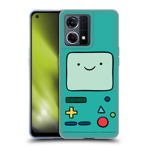 Adventure Time Graphics BMO Soft Gel Case for OPPO Reno8 4G