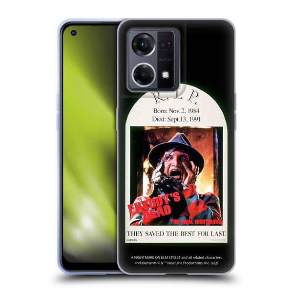 A Nightmare On Elm Street: Freddy's Dead Graphics The Final Nightmare Soft Gel Case for OPPO Reno8 4G
