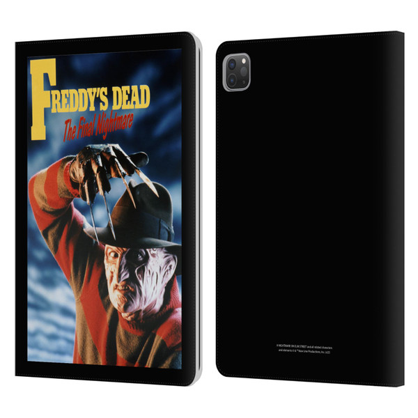 A Nightmare On Elm Street: Freddy's Dead Graphics Poster Leather Book Wallet Case Cover For Apple iPad Pro 11 2020 / 2021 / 2022