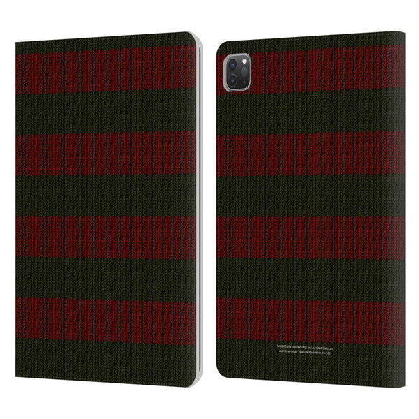 A Nightmare On Elm Street: Freddy's Dead Graphics Sweater Pattern Leather Book Wallet Case Cover For Apple iPad Pro 11 2020 / 2021 / 2022
