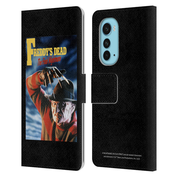 A Nightmare On Elm Street: Freddy's Dead Graphics Poster Leather Book Wallet Case Cover For Motorola Edge (2022)