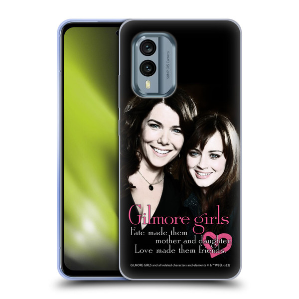 Gilmore Girls Graphics Fate Made Them Soft Gel Case for Nokia X30