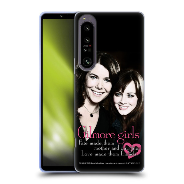 Gilmore Girls Graphics Fate Made Them Soft Gel Case for Sony Xperia 1 IV