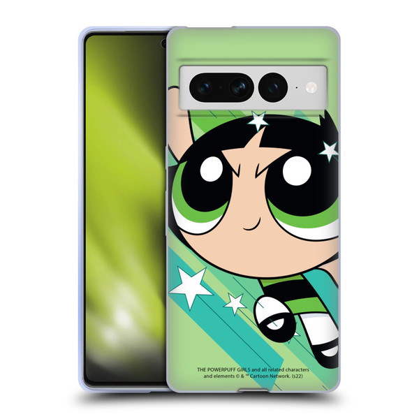 The Powerpuff Girls Graphics Buttercup Soft Gel Case for Google Pixel 7 Pro