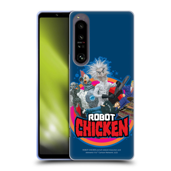 Robot Chicken Graphics Characters Soft Gel Case for Sony Xperia 1 IV