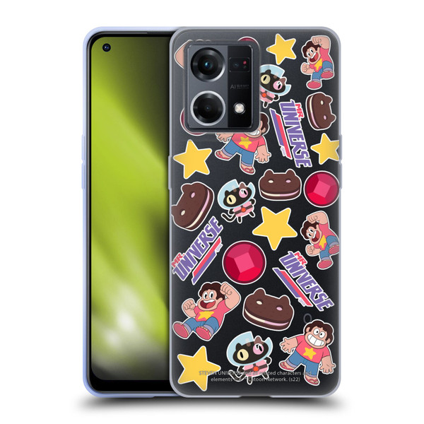 Steven Universe Graphics Icons Soft Gel Case for OPPO Reno8 4G