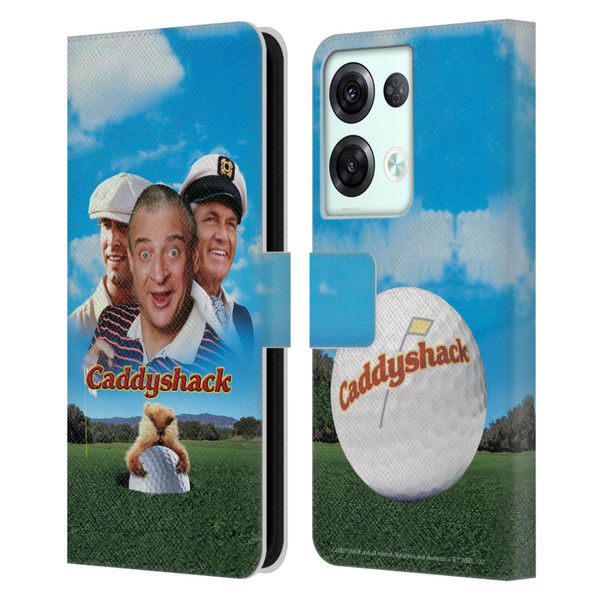 Caddyshack Graphics Poster Leather Book Wallet Case Cover For OPPO Reno8 Pro