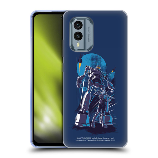 Ready Player One Graphics Iron Giant Soft Gel Case for Nokia X30