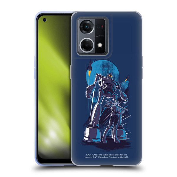 Ready Player One Graphics Iron Giant Soft Gel Case for OPPO Reno8 4G