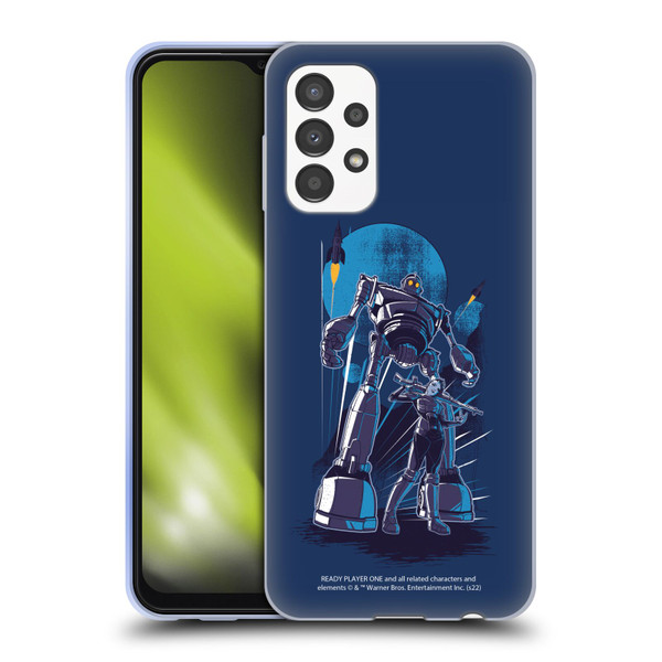 Ready Player One Graphics Iron Giant Soft Gel Case for Samsung Galaxy A13 (2022)