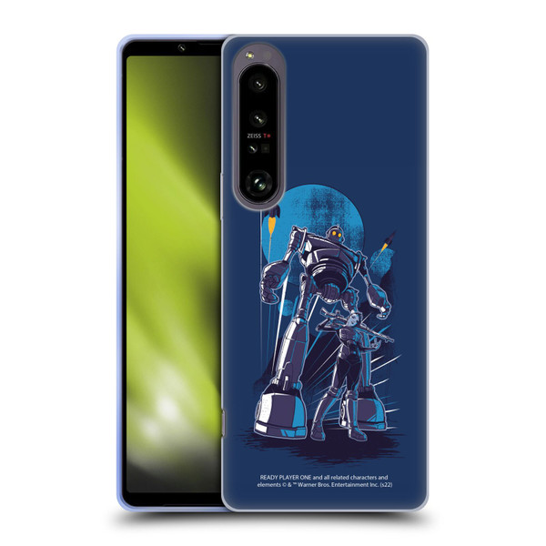 Ready Player One Graphics Iron Giant Soft Gel Case for Sony Xperia 1 IV