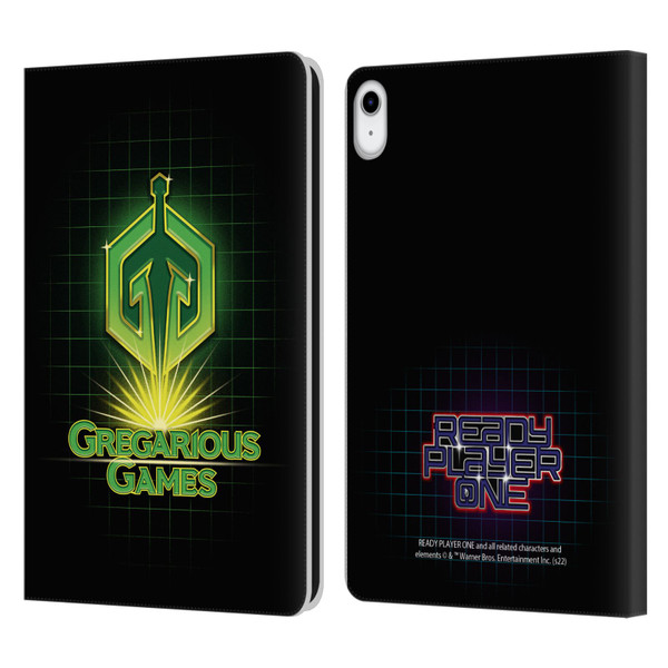 Ready Player One Graphics Logo Leather Book Wallet Case Cover For Apple iPad 10.9 2022/2025