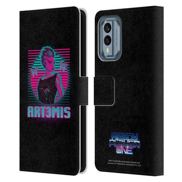 Ready Player One Graphics Character Art Leather Book Wallet Case Cover For Nokia X30