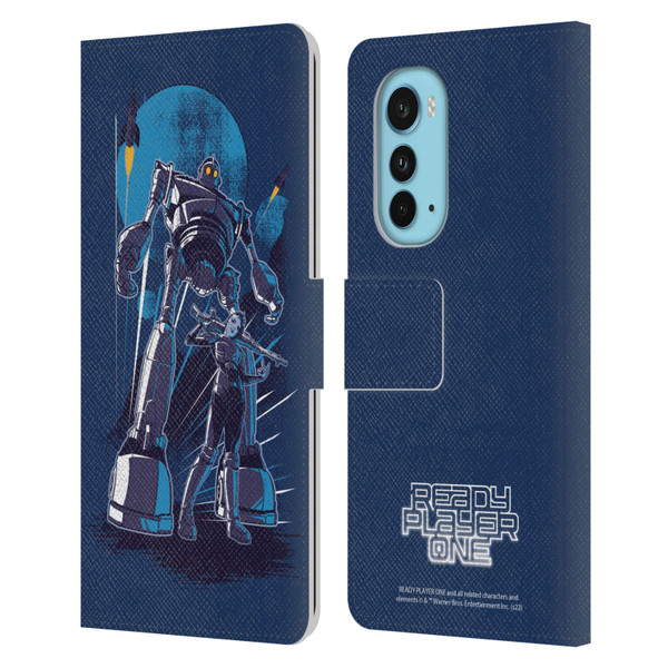 Ready Player One Graphics Iron Giant Leather Book Wallet Case Cover For Motorola Edge (2022)