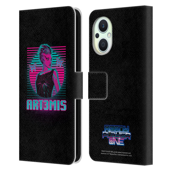 Ready Player One Graphics Character Art Leather Book Wallet Case Cover For OPPO Reno8 Lite