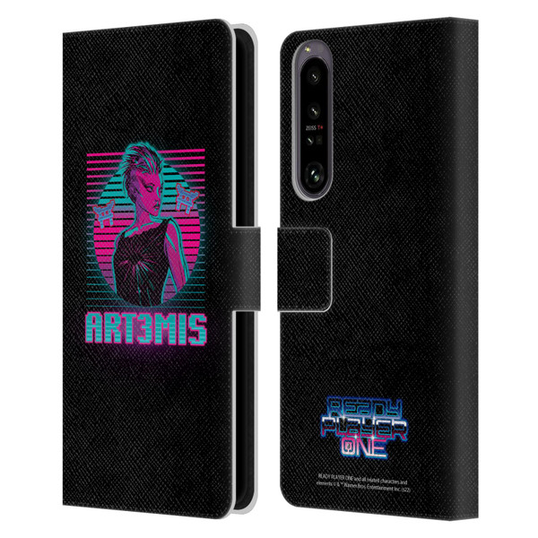Ready Player One Graphics Character Art Leather Book Wallet Case Cover For Sony Xperia 1 IV