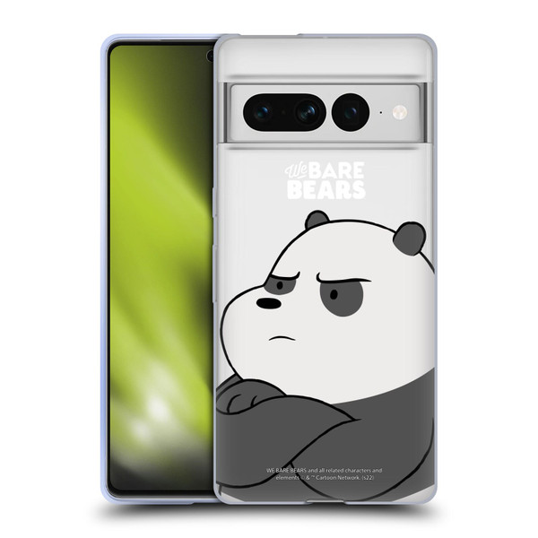 We Bare Bears Character Art Panda Soft Gel Case for Google Pixel 7 Pro