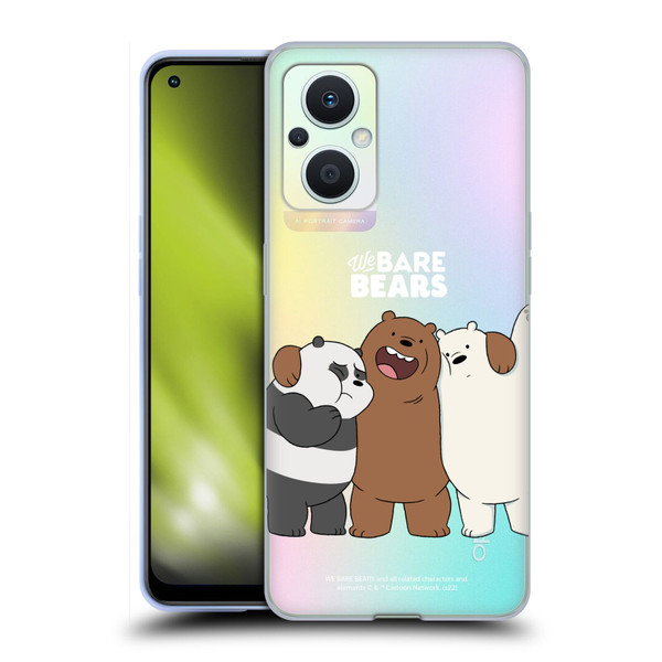 We Bare Bears Character Art Group 1 Soft Gel Case for OPPO Reno8 Lite
