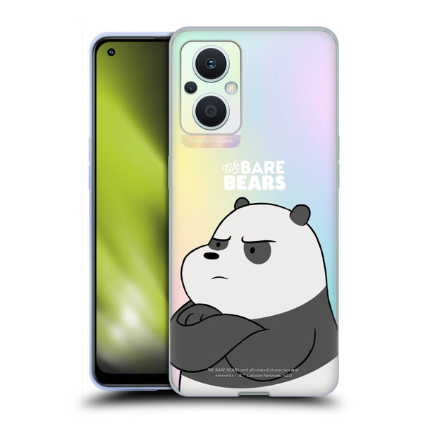 We Bare Bears Character Art Panda Soft Gel Case for OPPO Reno8 Lite