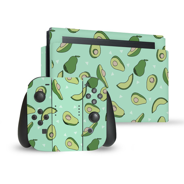 Andrea Lauren Design Art Mix Avocado Vinyl Sticker Skin Decal Cover for Nintendo Switch Bundle