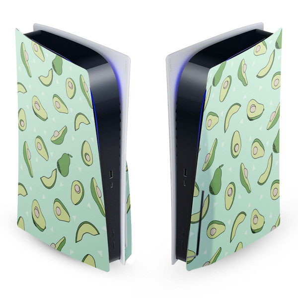 Andrea Lauren Design Art Mix Avocado Vinyl Sticker Skin Decal Cover for Sony PS5 Disc Edition Console