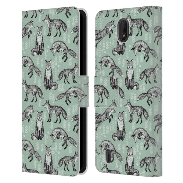 Andrea Lauren Design Animals Fox Leather Book Wallet Case Cover For Nokia C01 Plus/C1 2nd Edition