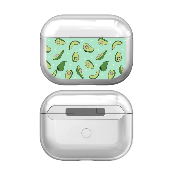 Andrea Lauren Design Art Mix Avocado Clear Hard Crystal Cover Case for Apple AirPods Pro Charging Case