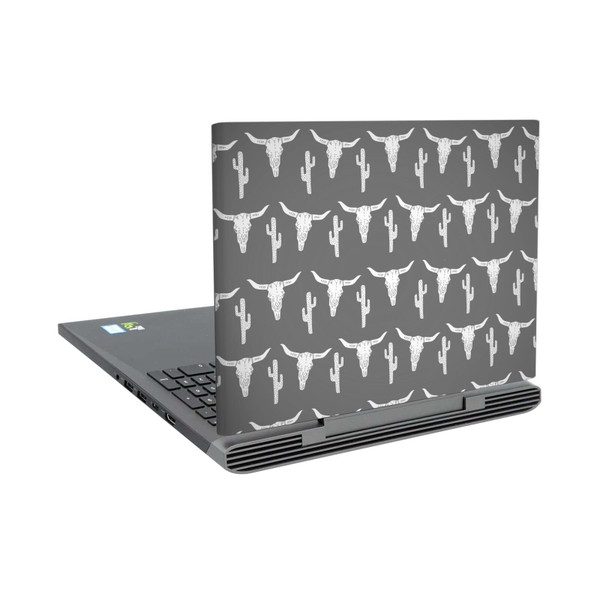 Andrea Lauren Design Assorted Skulls Vinyl Sticker Skin Decal Cover for Dell Inspiron 15 7000 P65F