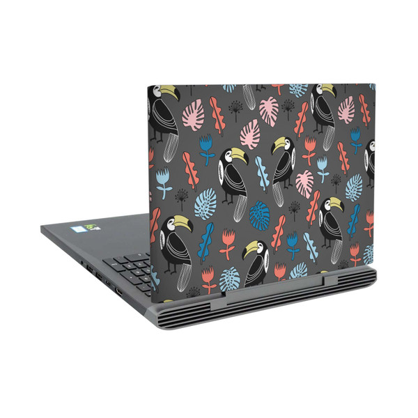 Andrea Lauren Design Birds Tropical Toucan Vinyl Sticker Skin Decal Cover for Dell Inspiron 15 7000 P65F