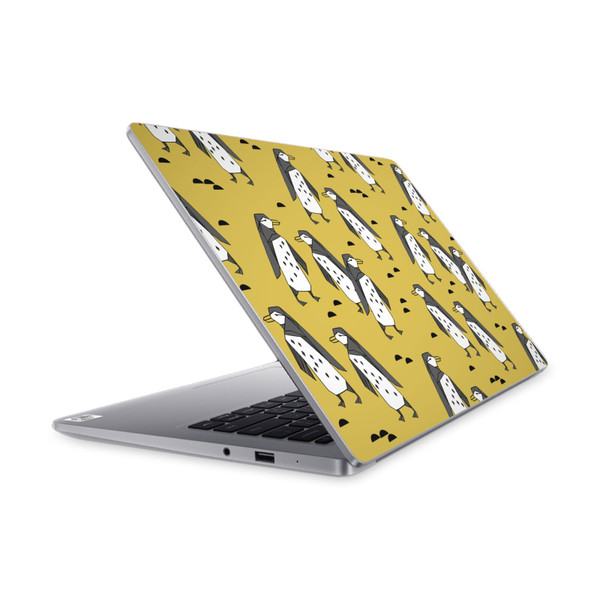 Andrea Lauren Design Birds Yellow Penguins Vinyl Sticker Skin Decal Cover for Xiaomi Mi NoteBook 14 (2020)