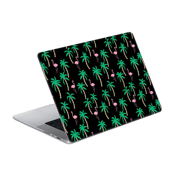 Andrea Lauren Design Birds Black Flamingo Vinyl Sticker Skin Decal Cover for Apple MacBook Pro 14" A2442