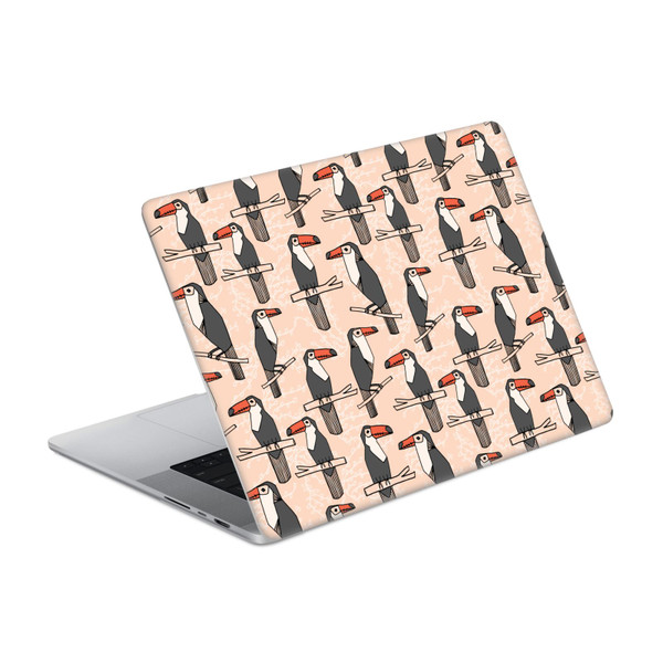 Andrea Lauren Design Birds Toucan Vinyl Sticker Skin Decal Cover for Apple MacBook Pro 14" A2442