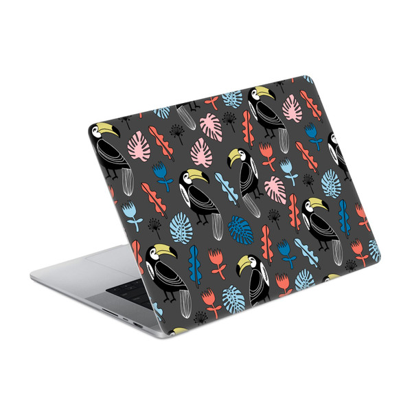 Andrea Lauren Design Birds Tropical Toucan Vinyl Sticker Skin Decal Cover for Apple MacBook Pro 14" A2442