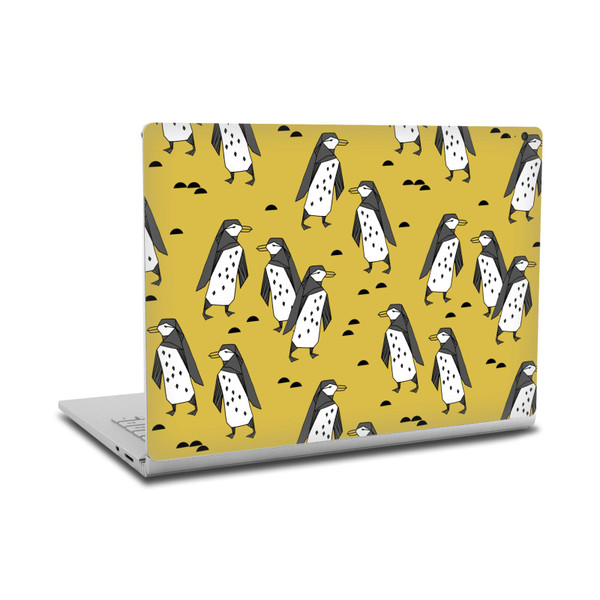 Andrea Lauren Design Birds Yellow Penguins Vinyl Sticker Skin Decal Cover for Microsoft Surface Book 2