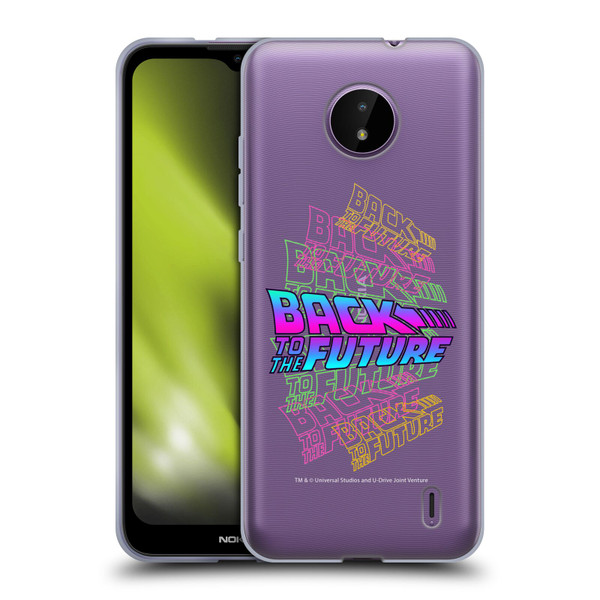 Back to the Future I Composed Art Logo Soft Gel Case for Nokia C10 / C20