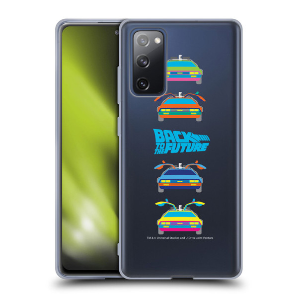 Back to the Future I Composed Art Time Machine Car 2 Soft Gel Case for Samsung Galaxy S20 FE / 5G