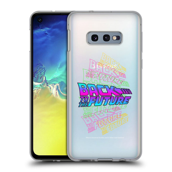 Back to the Future I Composed Art Logo Soft Gel Case for Samsung Galaxy S10e