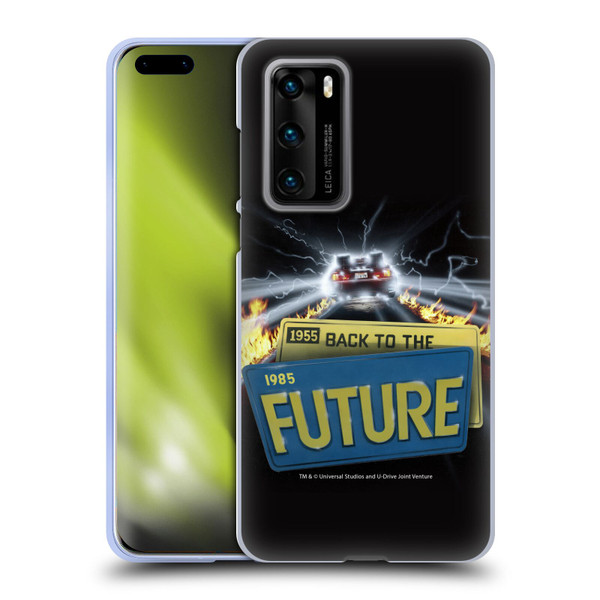 Back to the Future I Key Art Take Off Soft Gel Case for Huawei P40 5G