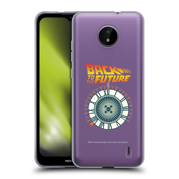 Back to the Future I Key Art Wheel Soft Gel Case for Nokia C10 / C20