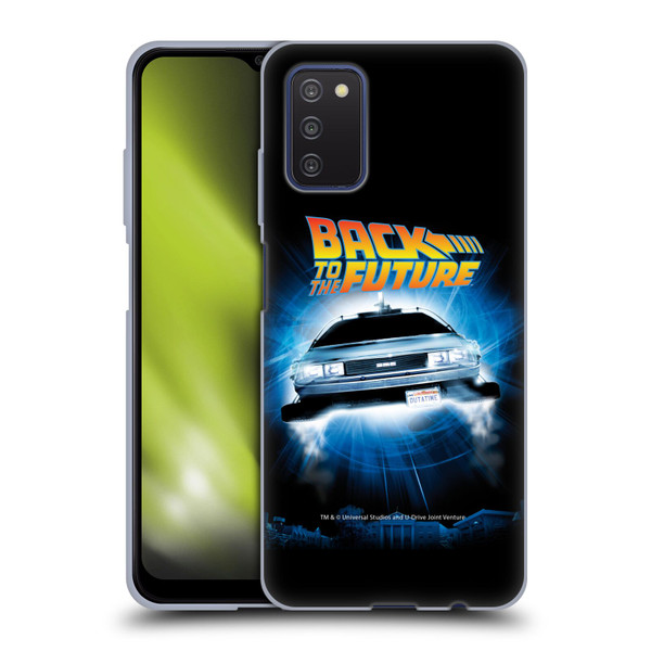 Back to the Future I Key Art Fly Soft Gel Case for Samsung Galaxy A03s (2021)