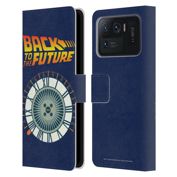 Back to the Future I Key Art Wheel Leather Book Wallet Case Cover For Xiaomi Mi 11 Ultra