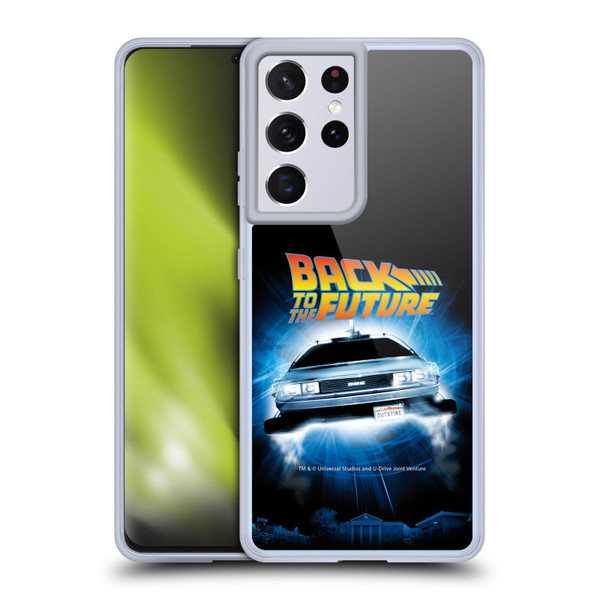 Back to the Future I Key Art Fly Soft Gel Case for Samsung Galaxy S21 Ultra 5G