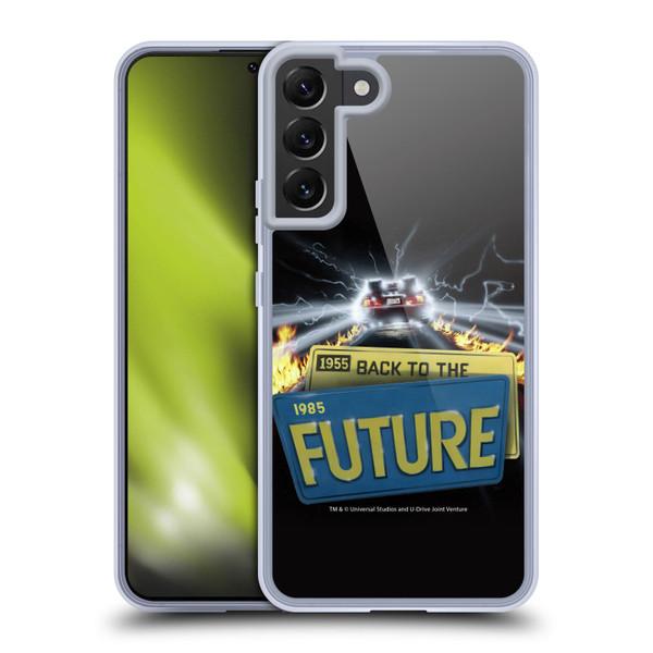 Back to the Future I Key Art Take Off Soft Gel Case for Samsung Galaxy S22+ 5G