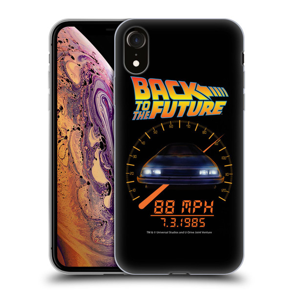 Back to the Future I Quotes Speed Soft Gel Case for Apple iPhone XR