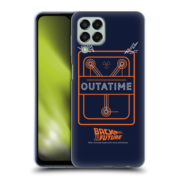 Back to the Future I Quotes Outatime Soft Gel Case for Samsung Galaxy M33 (2022)