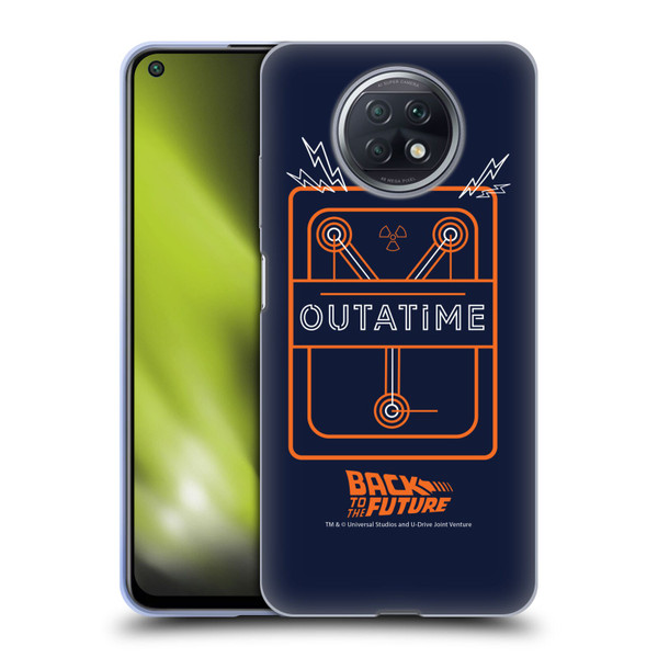 Back to the Future I Quotes Outatime Soft Gel Case for Xiaomi Redmi Note 9T 5G